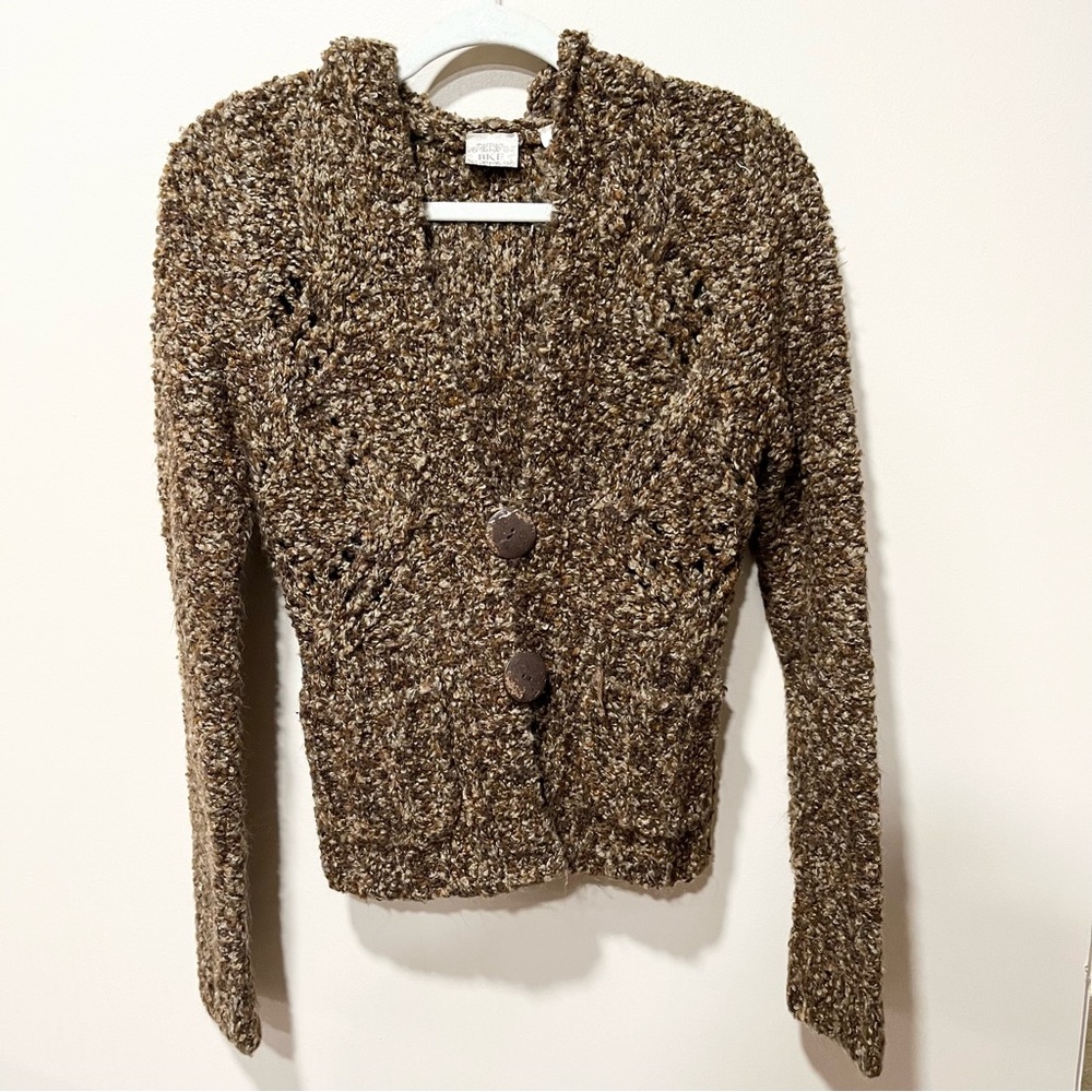 BKE comfy warm cardigan sweater with hood